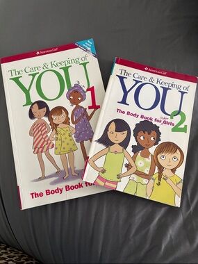 American Girl book with navy title lettering and green '2'